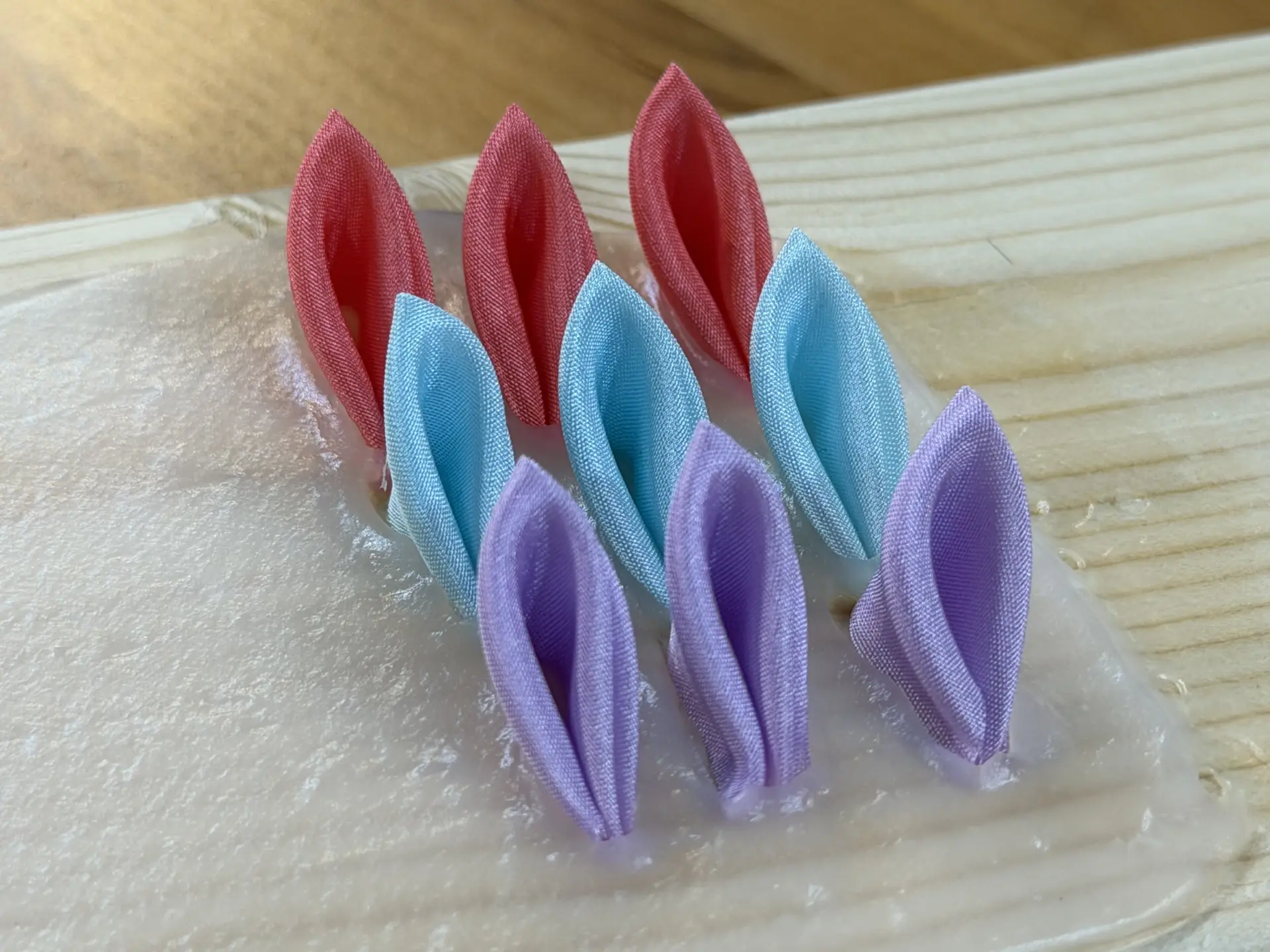 9枚分花びらを作る