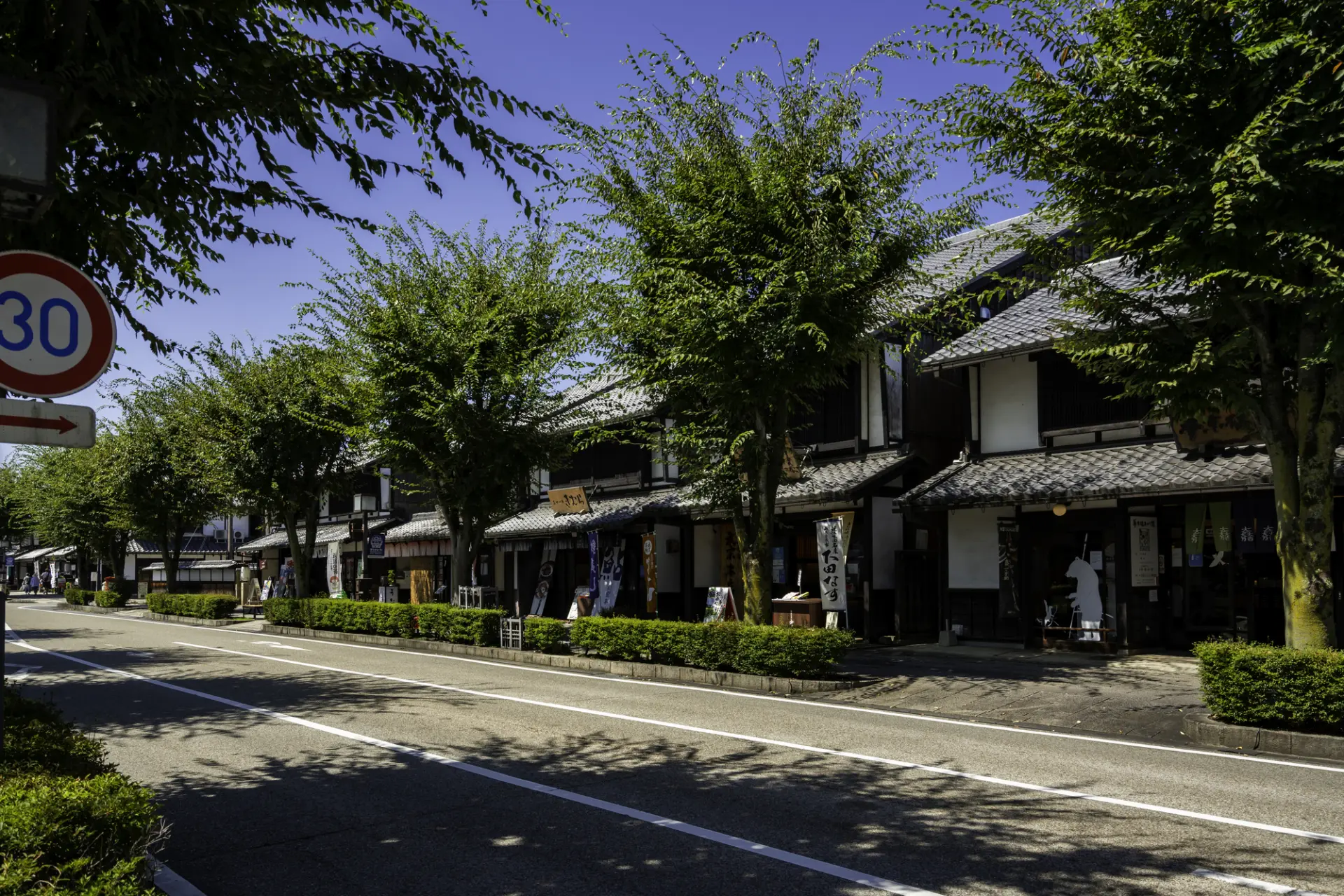 古さと新しさが調和した、彦根城近くの商店通り