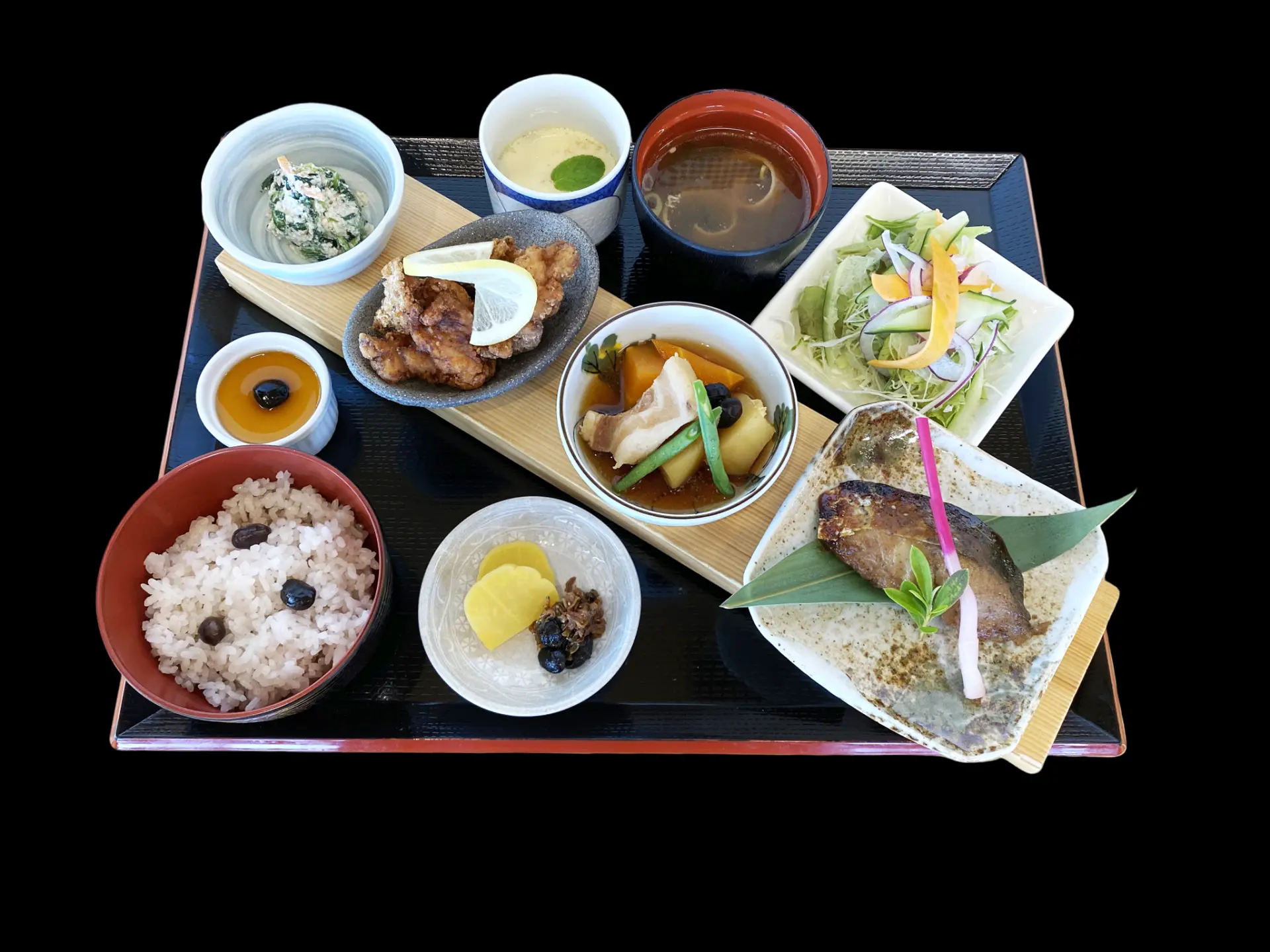 京丹波黒豆の魅力を堪能できる「京丹波黒豆づくし御膳」