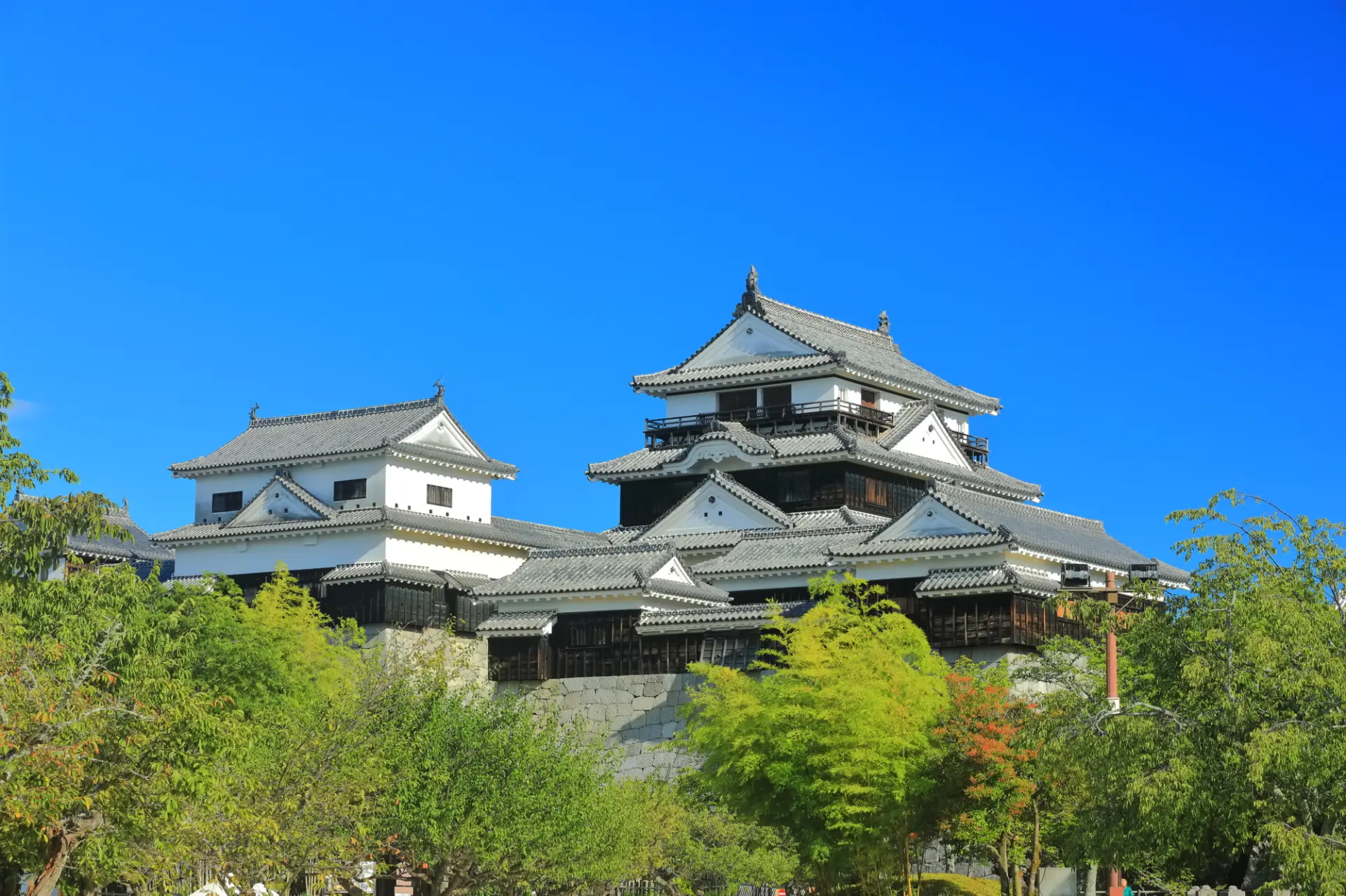 難攻不落の城としても知られる松山城