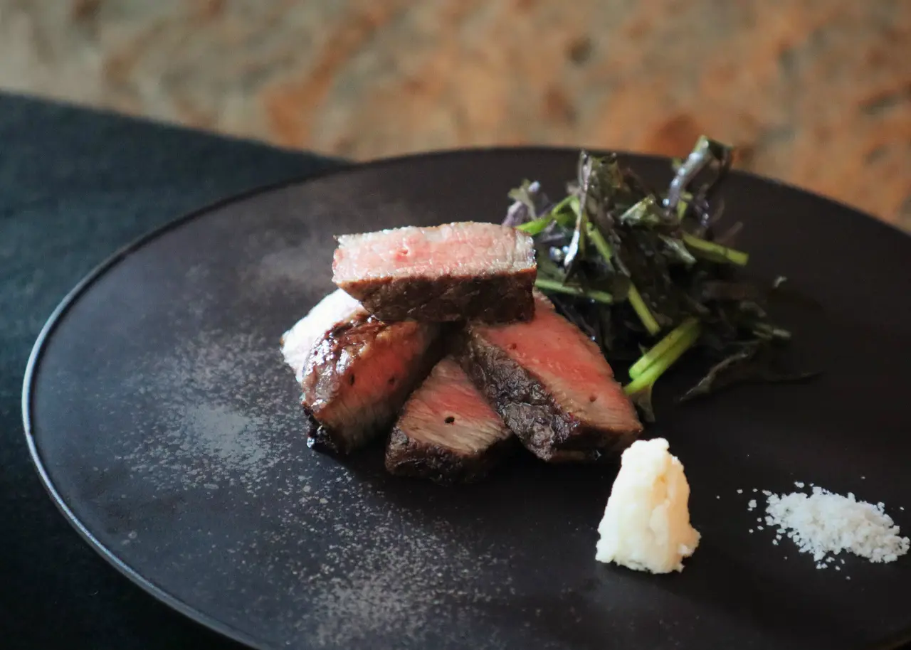 A Tochigi Wagyu dish by Executive Chef Hiroki Onodera