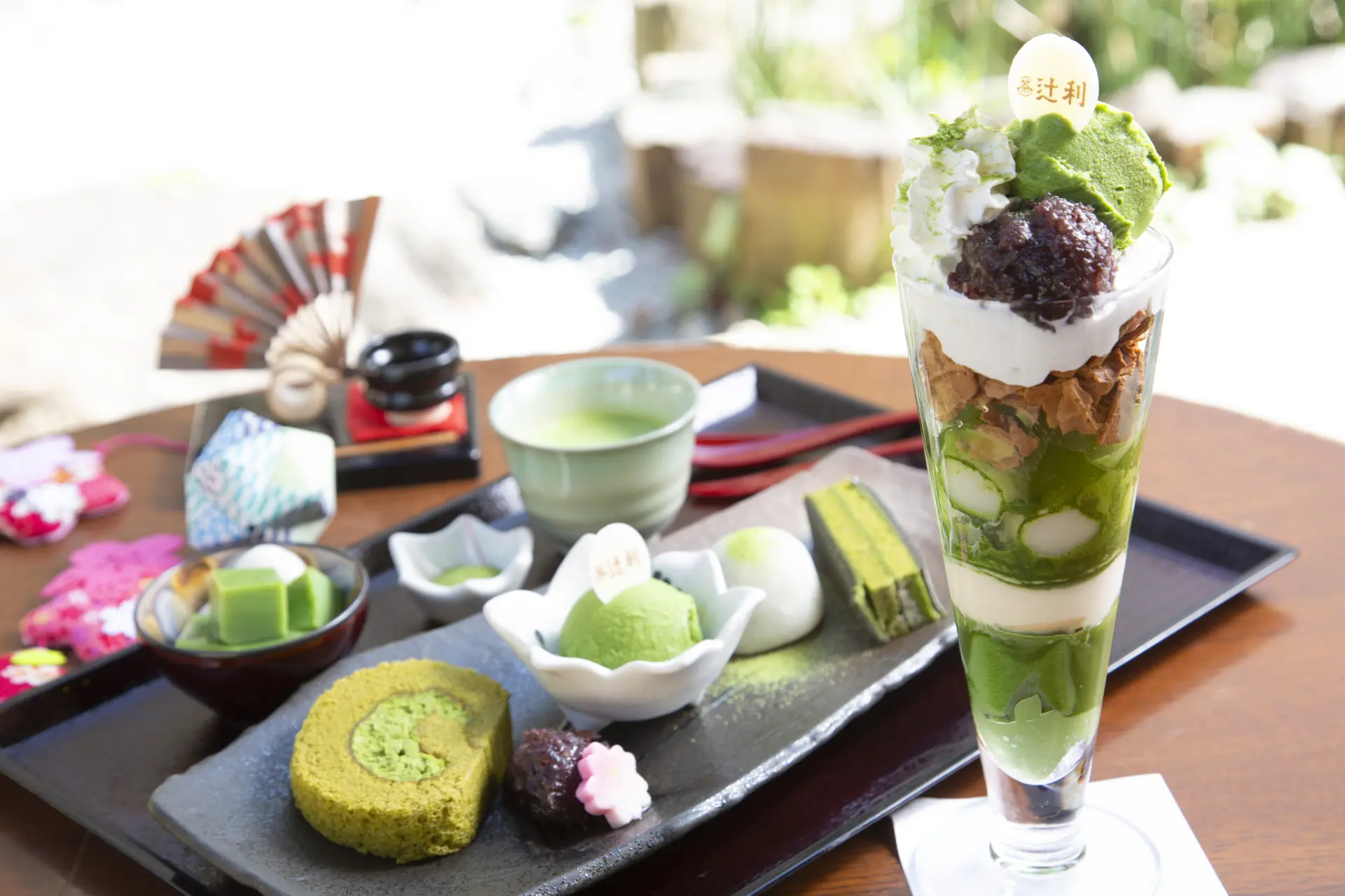 抹茶の魅力を多彩に味わえる、辻利 宇治本店のスイーツメニュー