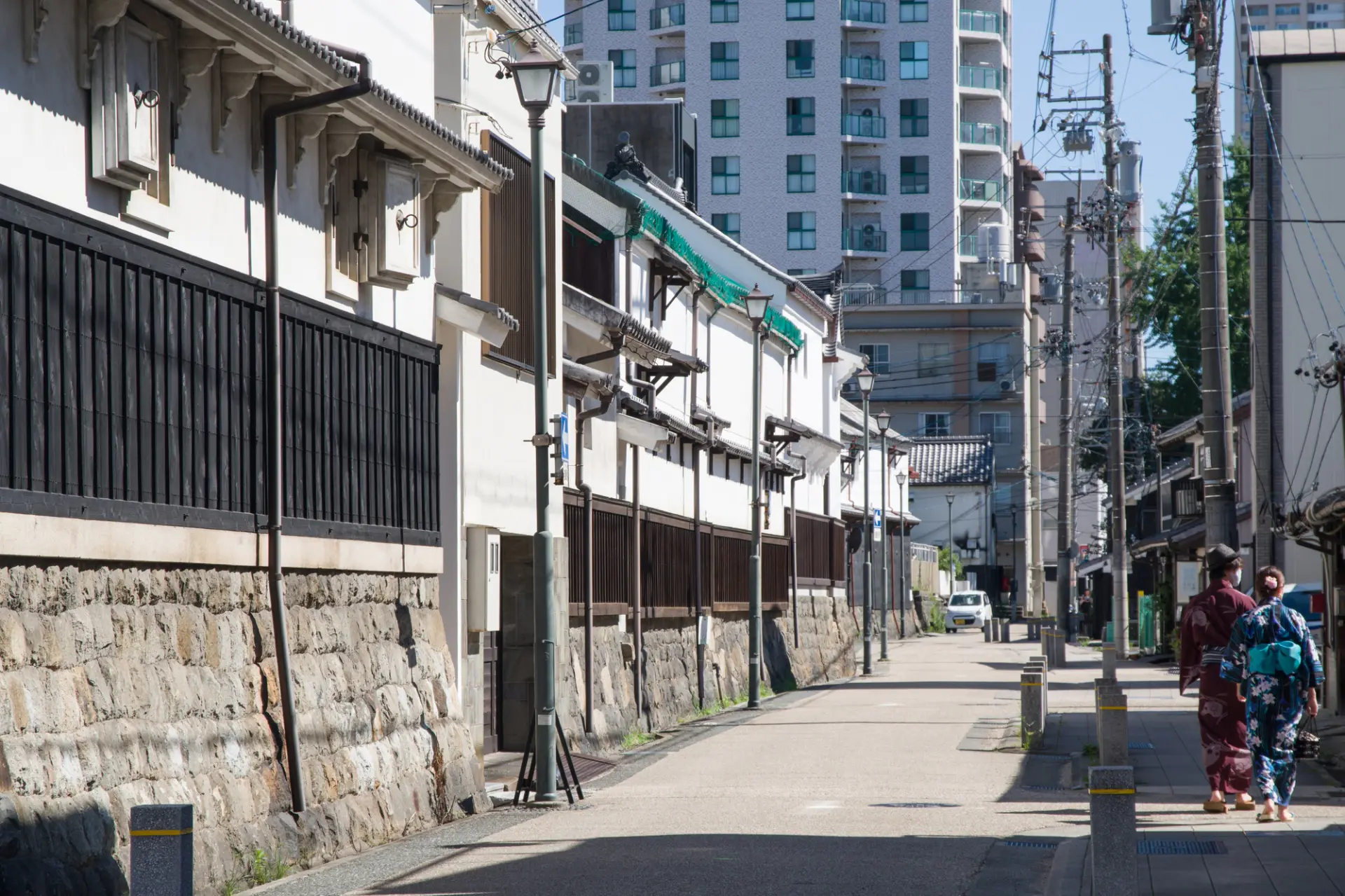 歴史ある建物が並ぶ四間道は、名古屋の街歩きで訪れたいエリア