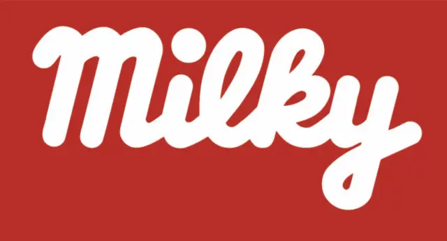 广为人知的Milky标志