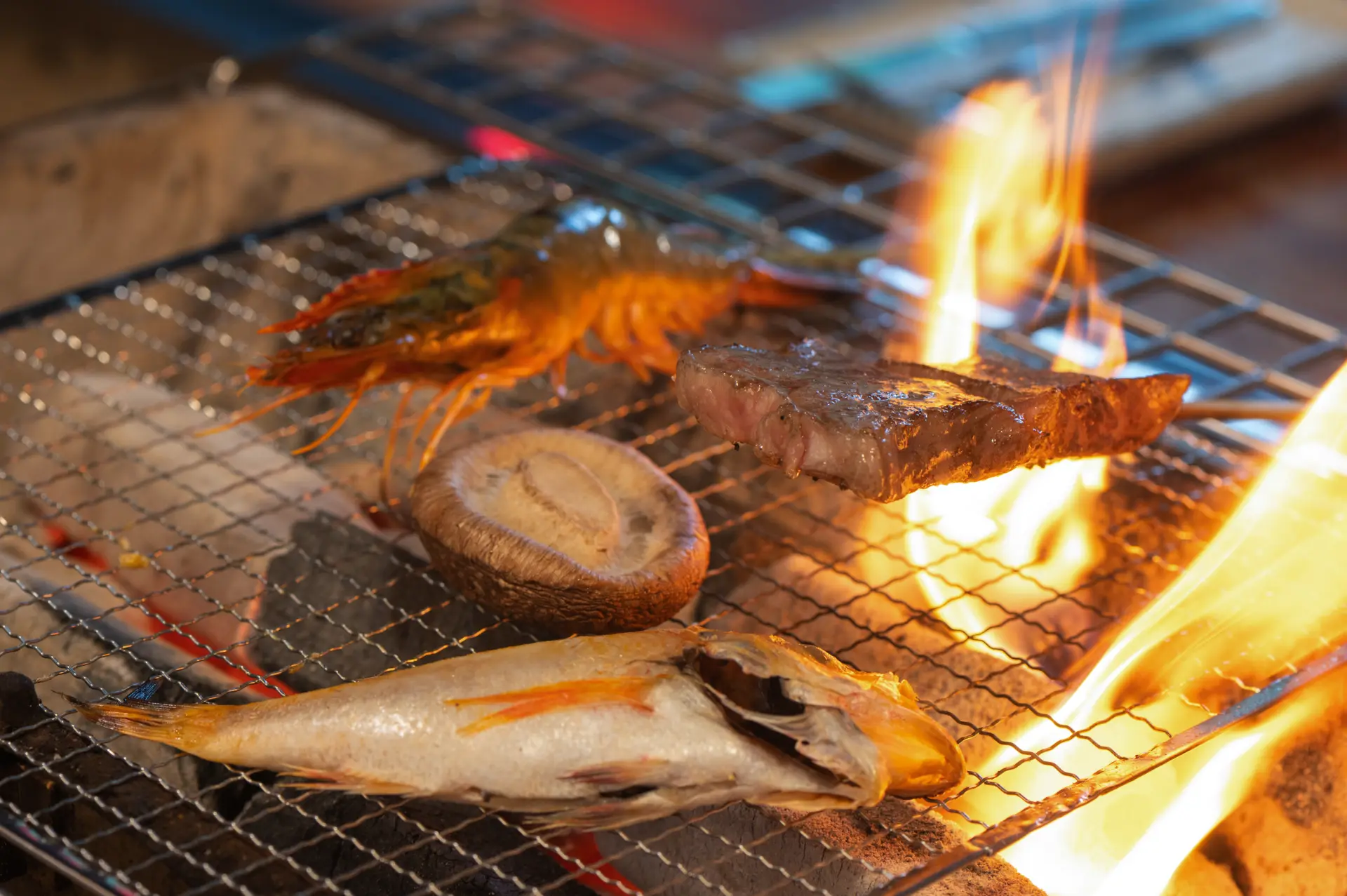 とろけるような脂が広がる、和牛ステーキ串