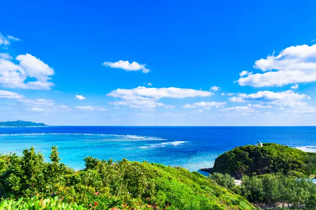 藍色海天在眼前展開的「綾丸岬」絕景全景