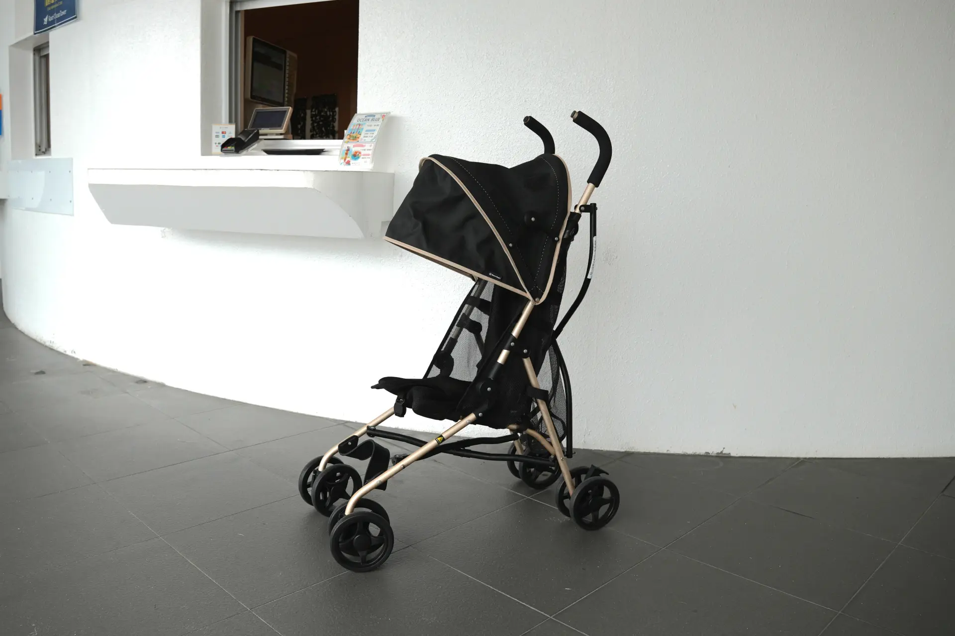 Ask at the main reception desk if you need to borrow a wheelchair or stroller