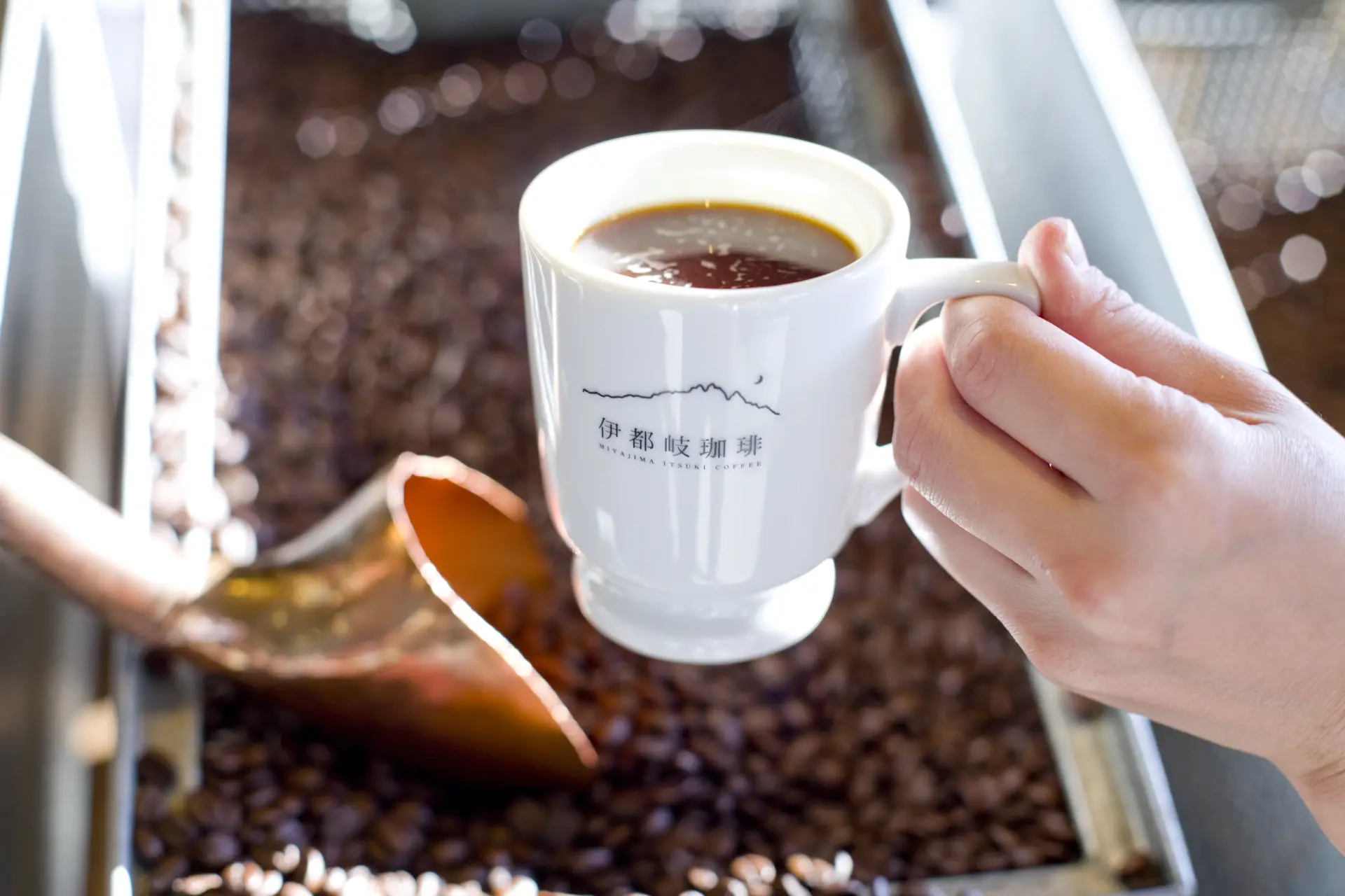 焙煎したての豆で淹れる、こだわりのスペシャルティコーヒー