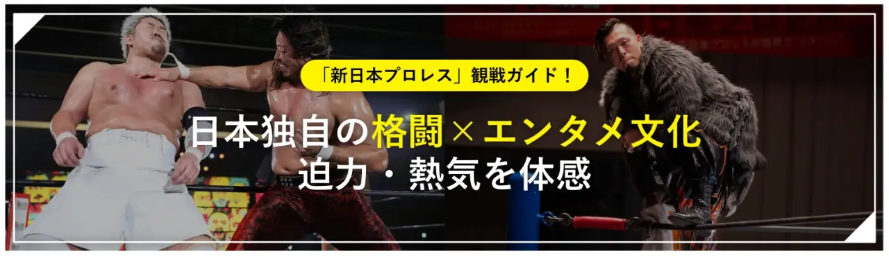 「新日本プロレス」観戦ガイド！日本独自の格闘×エンタメ文化、迫力・熱気を体感