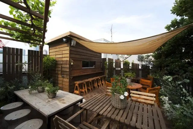 A Cozy Terrace with Plenty of Greenery