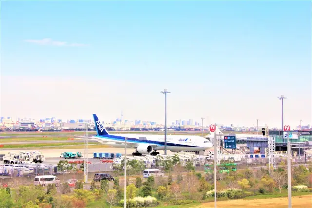 车窗景色（羽田机场第3航厦）