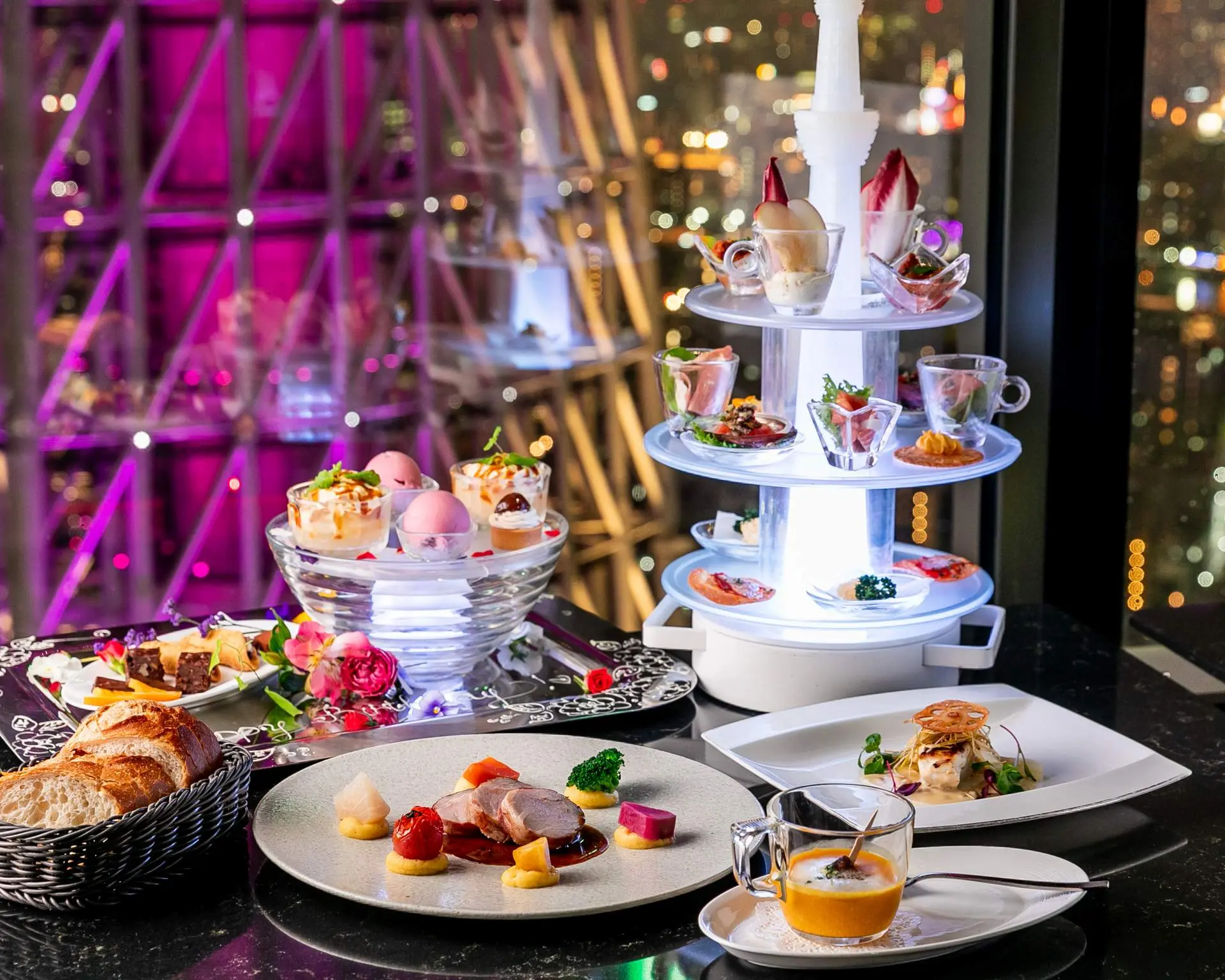 天空LOUNGE TOP of TREE／東京ソラマチ31F - メニュー、ランチ