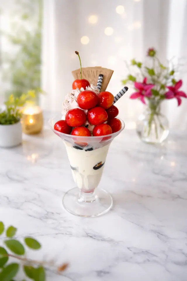 Since Yamagata Prefecture is Japan’s top producer of cherries, the “Cherry Parfait” is a must-try