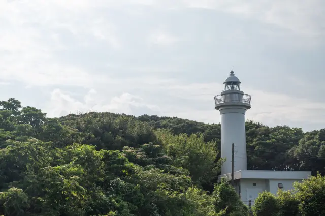 Surrounded by lush trees, the lighthouse area is a standout sightseeing spot