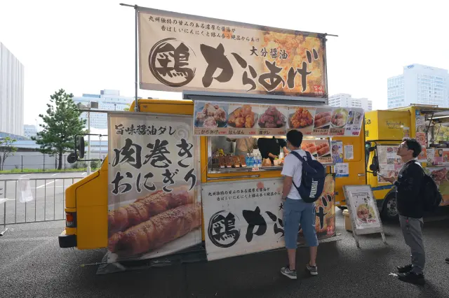 Food trucks at the 2024 tournament