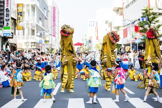 郷土芸能も披露
