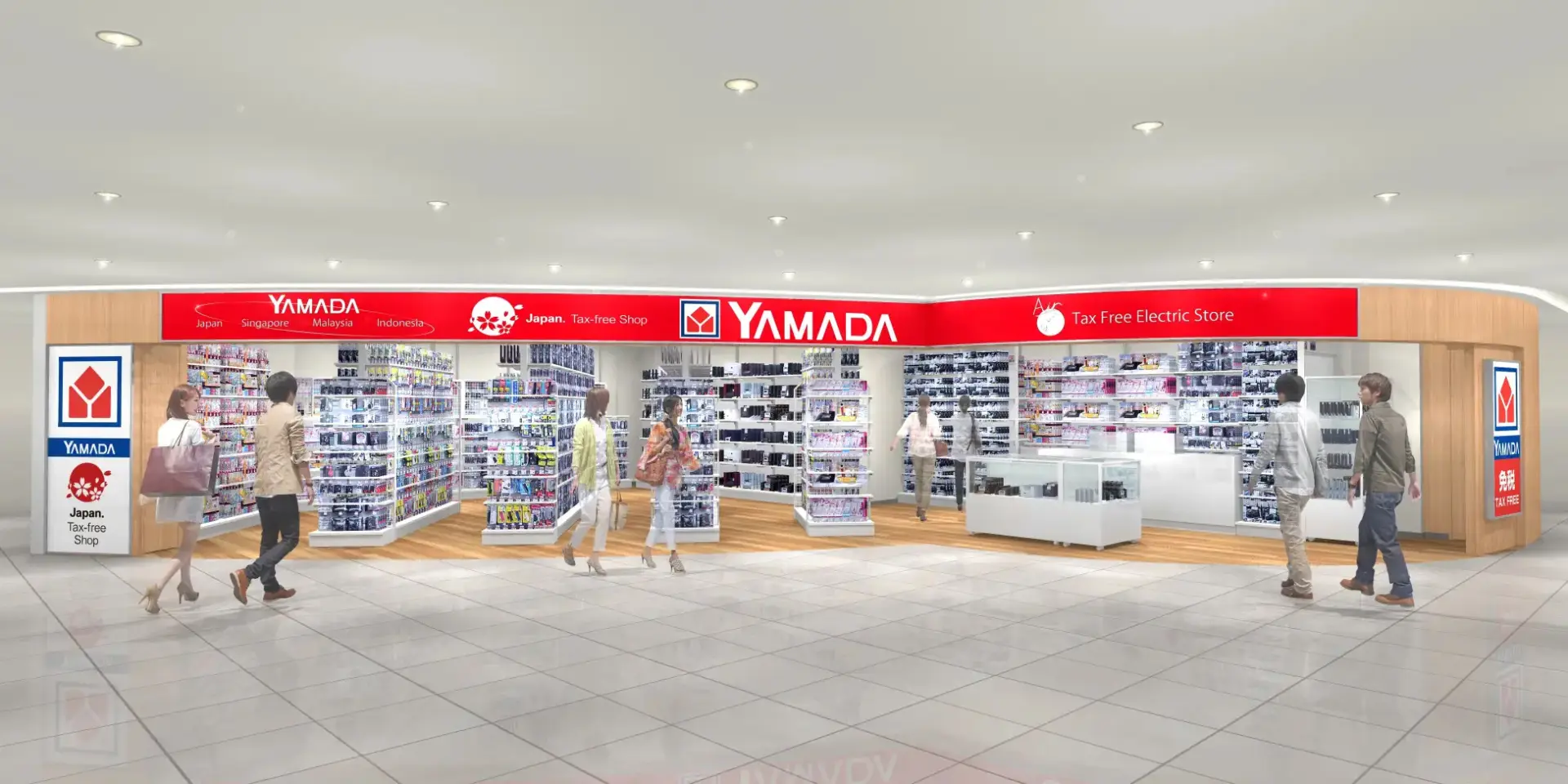 YAMADA TAX FREE Narita Airport Terminal 1 Store - Where to Shop, Access ...