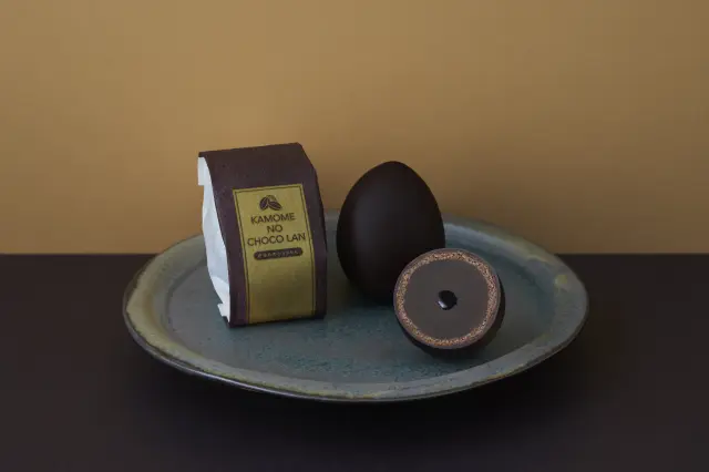 ダークチョコを使った「かもめのショコらん」