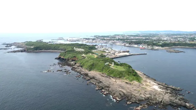 城ヶ島内に広がる豊かな自然がいっぱいの公園