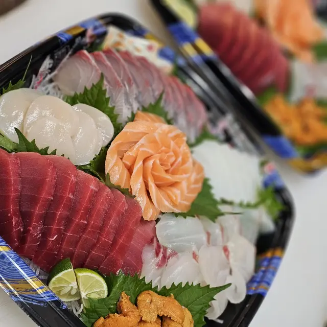 さまざまな種類の海鮮を食べられる