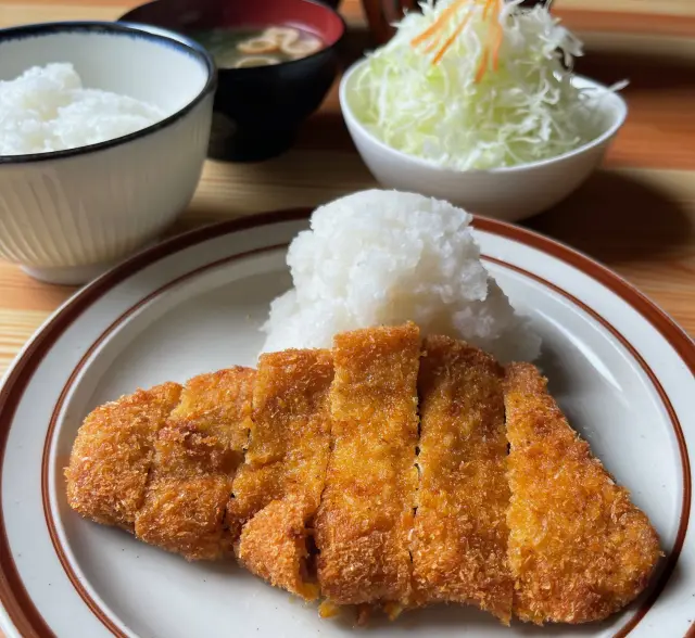 ロースカツおろし定食