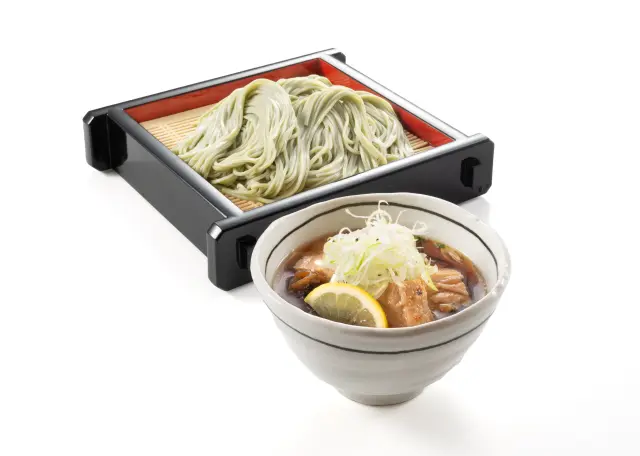 みどりのピリ辛鶏つけそば