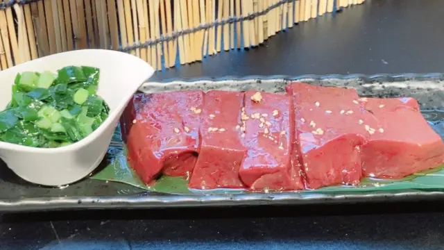 新鮮レバー塩ニラ焼き