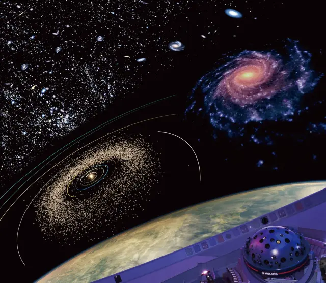最先端の投映機で、あらゆる星空を表現