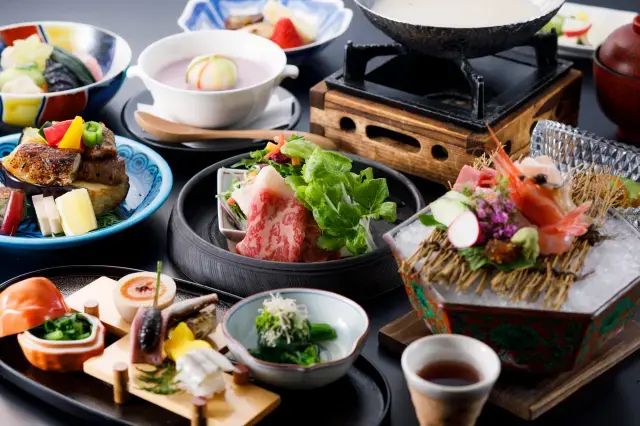 旬の加賀食材をふんだんに使った和会席