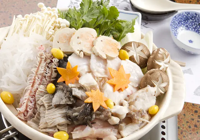 大洗の冬の味覚「あんこう鍋」