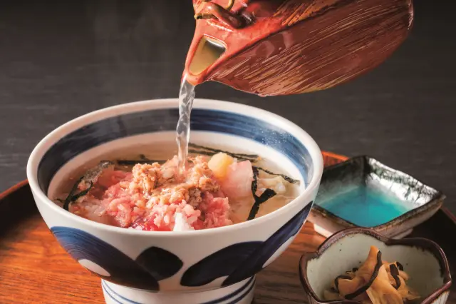最後の〆に「まご茶漬け」
