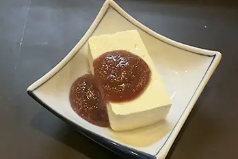 人気のおつまみ「みそやっこ」