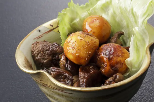 甲州名物鳥もつ煮