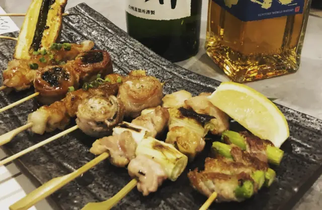 焼き鳥には「甲州地鶏」を使用