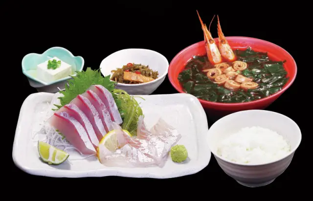料理長が厳選した海鮮が味わえる「おすすめ定食」