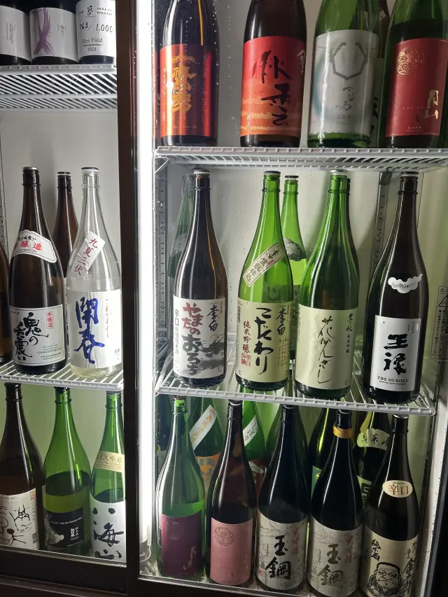 20種類以上取り揃えられた地酒