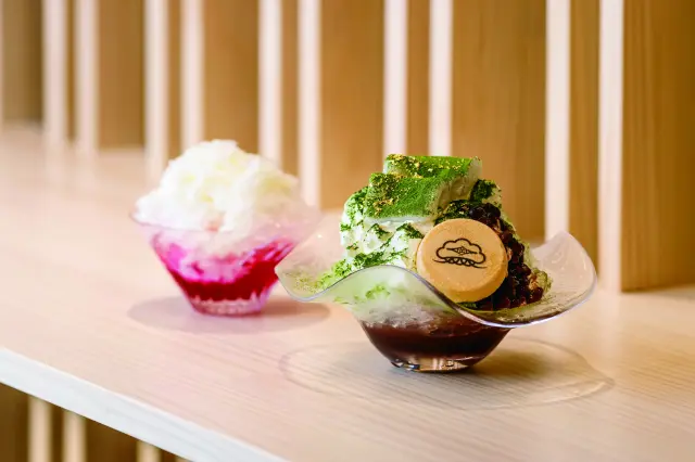 夏の名物「松岡軒の手かき氷」