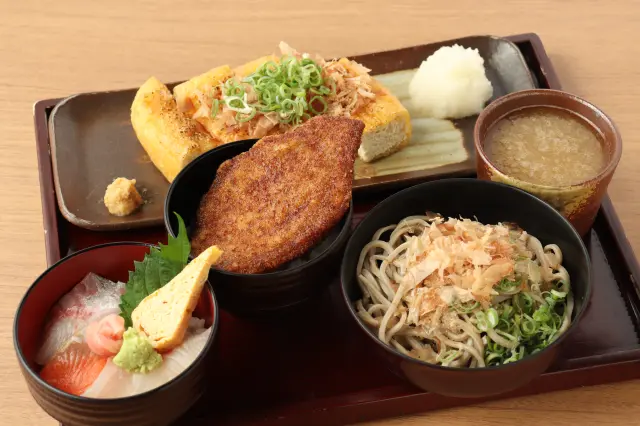 竹田の油揚げ定食