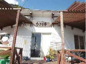 猿海岸を一望しながら食事ができる