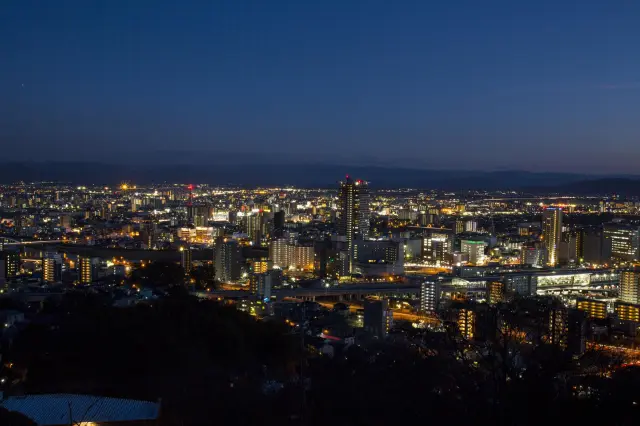 日中はもちろん夜景の美しさも格別