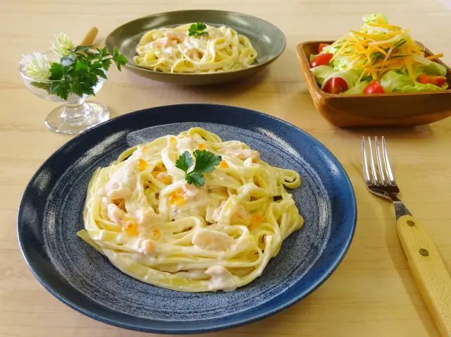 クリームパスタとも相性抜群