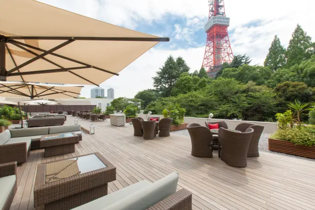東京タワーや緑を一望できるロケーション