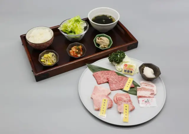 自家製キムチと能登牛を味わえる「能登牛焼肉定食」