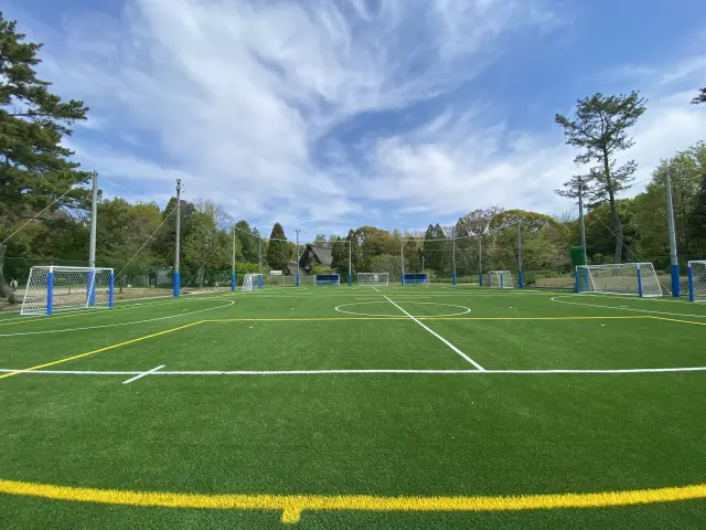 新しく整備されたフットサルコート