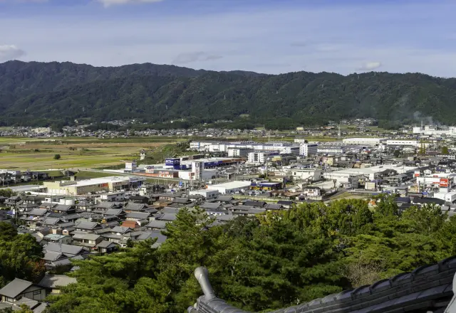 忍者の里と呼ばれる三重県伊賀市の町並み