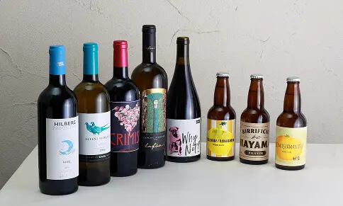 クラフトビールも幅広くストック