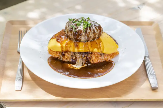 「TAMAGOYA 常総レストラン」で味わいたい、常陸牛ハンバーグ