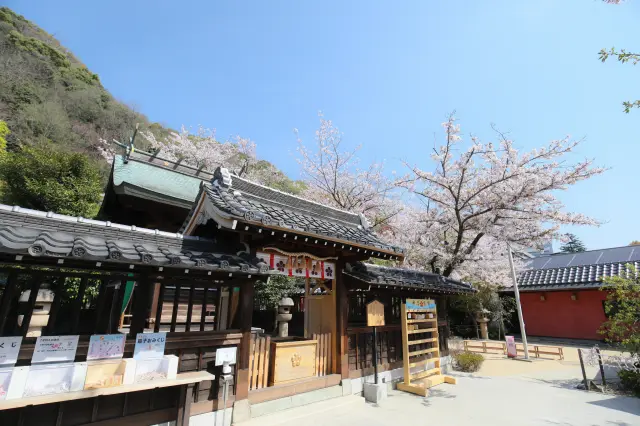 神戸市の重要伝統的建造物に指定される1742年建立の御本殿