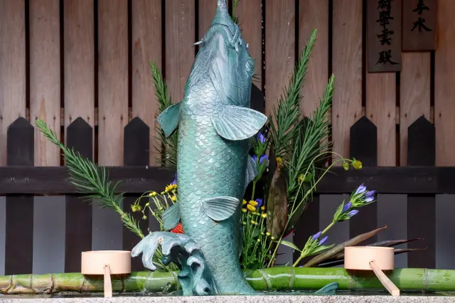 恋愛成就のご利益があるとされる「叶い鯉」