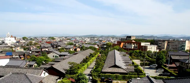 二ノ丸跡から見た眺望